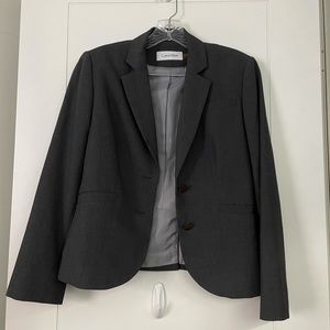 Charcoal Gray Calvin Klein Blazer
